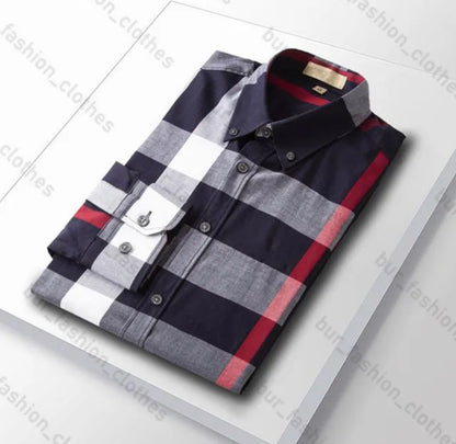 Camisa de cuadro inspirada color navy