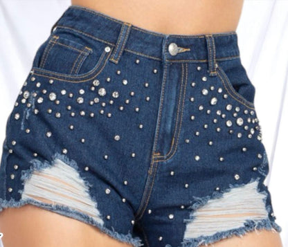 Short de Dama con Diseños en piedras brillantes